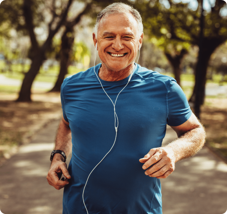 Man jogging Man jogging