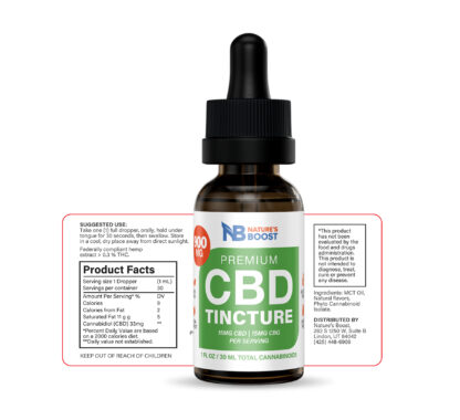 Nature's Boost 900mg CBD Tincture - Image 3